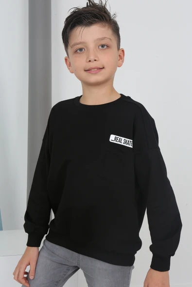 Toontoy Erkek Çocuk Baskılı Sweatshirt ürün görseli 1