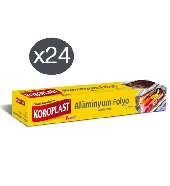Koroplast Alüminyum Folyo 8 Mt x 24 Paket ürün görseli 1