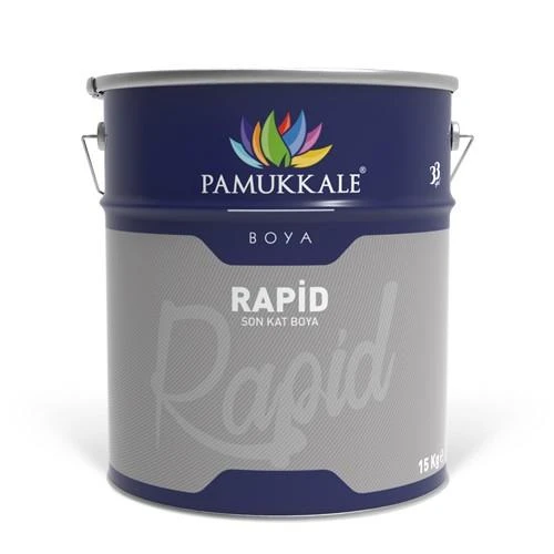 Pamukkale 1472 Rapid Endüstriyel Boya 30-40 Gloss 15 Kg Krom Sarı Ral 1023 ürün görseli 1