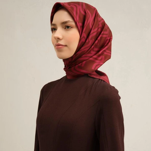 Armine E25YA9343D02 87 Dj Saf İpek Eşarp 9343D (T) ürün görseli 1