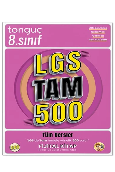 LGS Tam 500 Soru Bankası Tüm Dersler - Tonguç Yayınları ürün görseli 1