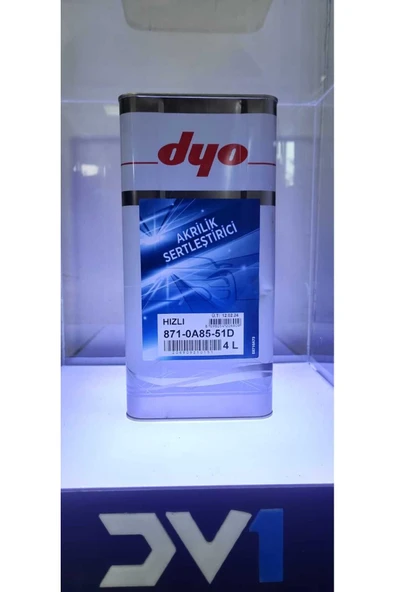 PTTAVM: Dyo AKRİLİK SERTLEŞTİRİCİ 4 LİTRE