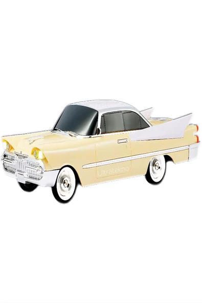 ULTRATEKNO WS-1965BT Dodge 59 Model Retro Araba Bluetooth Hoparlör Fm Radyo USB Tf Aux Destekli Speaker ürün görseli 1