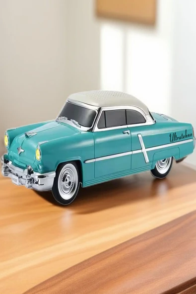 ULTRATEKNO 1952 Lincoln Capri Model Retro Araba Bluetooth Hoparlör Fm Radyo USB Tf Aux Destekli Speaker ürün görseli 1