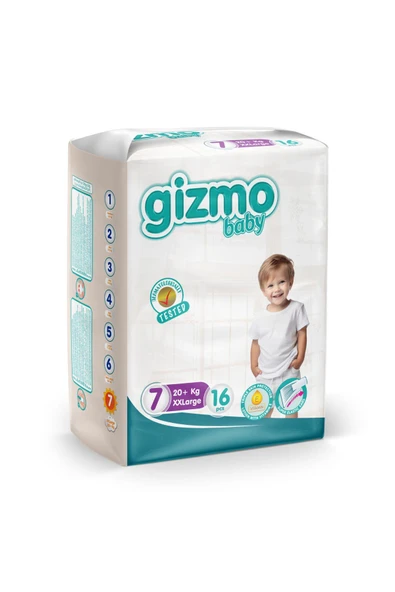 Gizmo Çocuk Bezi XXL 7 Numara (20 Kg+) ürün görseli 1