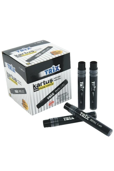 TRİX TAHTA KALEM KARTUŞU SİYAH ürün görseli 1