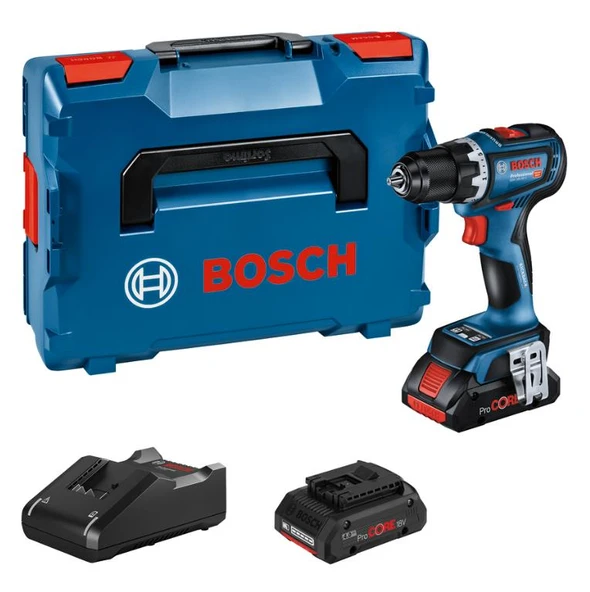 Bosch GSR 18V-65 166 Mm 2x5.0Ah Akülü Delme/Vidalama Makinesi ürün görseli 1