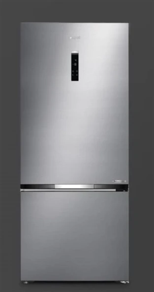 Arçelik 278550 EI Fit Alttan Donduruculu Buzdolabı Inox ürün görseli 1