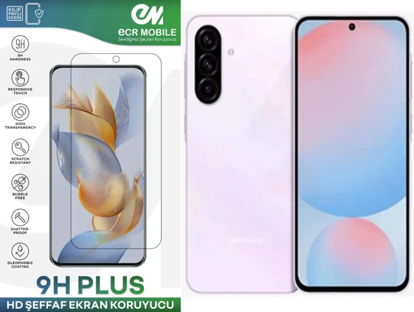 Samsung Galaxy A56 Ekran Koruyucu 9H Esnek Nano Cam Tam Uyumlu Şeffaf ürün görseli 1