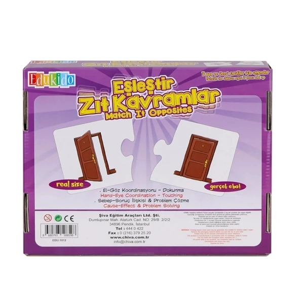 EDU-1012 Eşleştir Zıt Kavramlar -Chiva - Resim 2