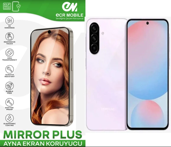 Samsung Galaxy A56 ile Uyumlu Esnek Ayna(Mirror) 9H Nano Ekran Koruyucu ürün görseli 1