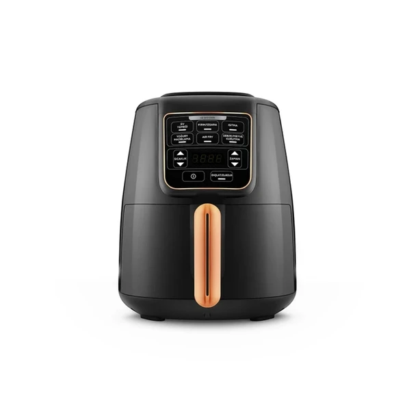 Karaca Air Pro Cook XL 2 in 1 Konuşan Airfryer Black Copper 4 Kişilik ürün görseli 1