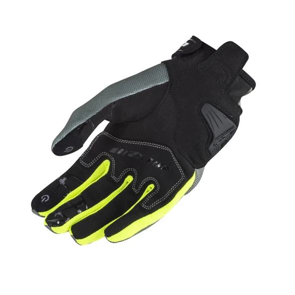 LS2 DART 2 EVO YAZLIK ELDİVEN GRİ-NEON - Resim 3