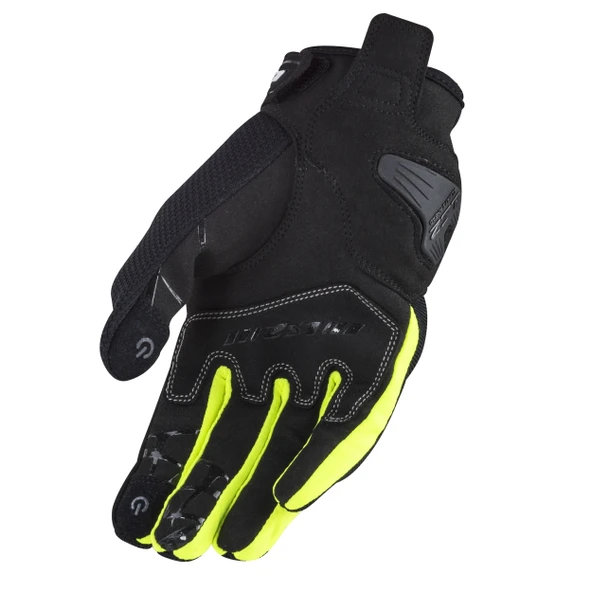 LS2 DART 2 EVO YAZLIK ELDİVEN SİYAH-NEON - Resim 3