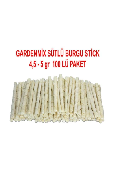 Gardenmix Sütlü Burgu Stick 4.5-5g 100'lü ürün görseli 1