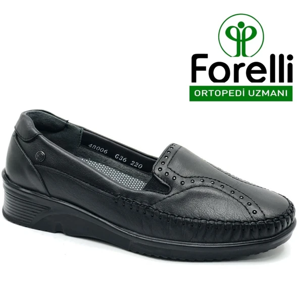 Forelli Erva Hakiki Deri Ortopedik Comfort Kadın Casual Ayakkabı ürün görseli 1