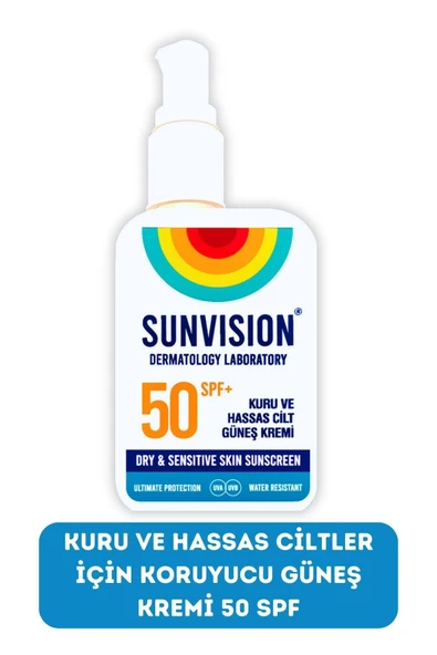 Sunvision KURU VE HASSAS CİLT GÜNEŞ KREMİ 50ml ürün görseli 1