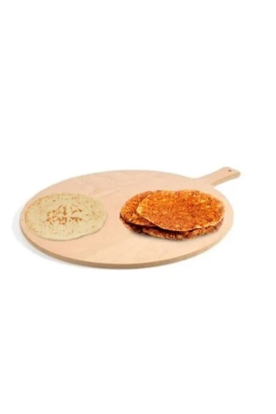50 Cm Ahşap MDF Pizza Sunum Tahtası - Bazlama - Kesme Tahtası ürün görseli 1