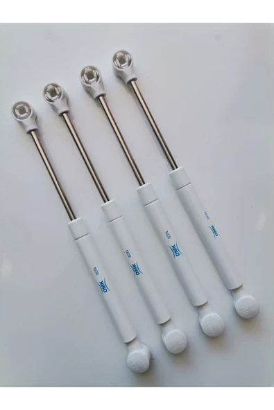 Dolap Amortisörü Beyaz 4 Adet Gazlı Piston Kapak Hidroliği 27 Cm 80n ürün görseli 1