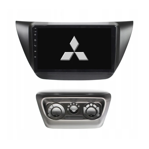 Mitsubishi Lancer - Araç Multimedya Ekran - 6GB 128GB - S - Black - 2004 - 2008 - 9 Inch - UPG - MYWAY ürün görseli 1