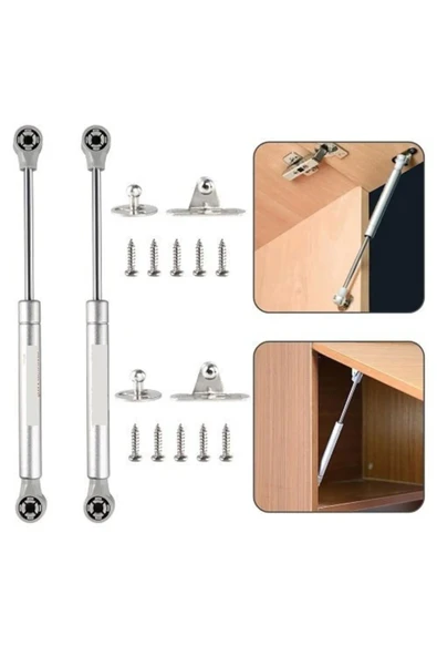 2 Adet Mobilya Dolap Kalkar Kapak Gazlı Hidrolik Piston 120n - Mobilya Makasları ürün görseli 1