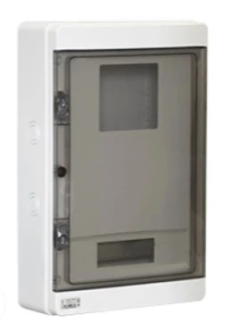 ÇETİNKAYA PANO ÇP 5320 33,5x52x13,5 1 Trifaze Sayaç için 15 Sigorta yeri Şeffaf Kapaklı Sayaç Panosu ürün görseli 1