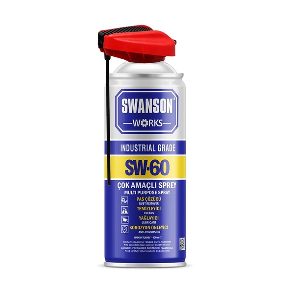 Pas Sökücü/Yağlayıcı Sprey - SW-60, Kobra Başlık, 400ml. ürün görseli 1