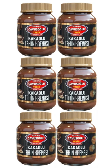 Bozkırlı Çavuşoğlu Kakaolu Tahin Kreması 330 gr X 6 Adet ürün görseli 1