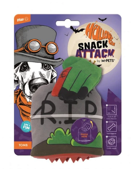 M-PETS HALLOWEEN TOMB SNACK ATTACK KÖPEK OYUNCAĞI ürün görseli 1
