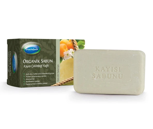 Mecitefendi Kayısı Çekirdeği Organik Sabun 125 Gr ürün görseli 1