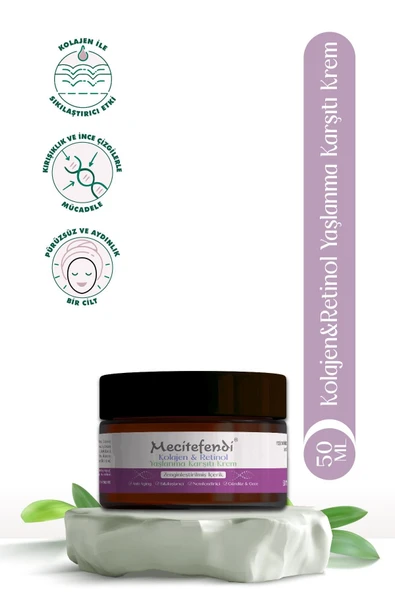 Mecitefendi Kolajen & Retinol Yaşlanma Karşıtı Krem 50 Ml ürün görseli 1