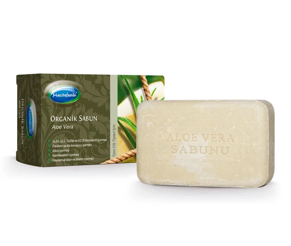 Organik Sabun- Aloe Vera 125 Gr ürün görseli 1