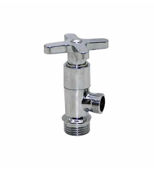 Zhltools Yıldız Aç Kapa 4 Kollu Krom Çevirveli Taharet Musluğu ürün görseli 1