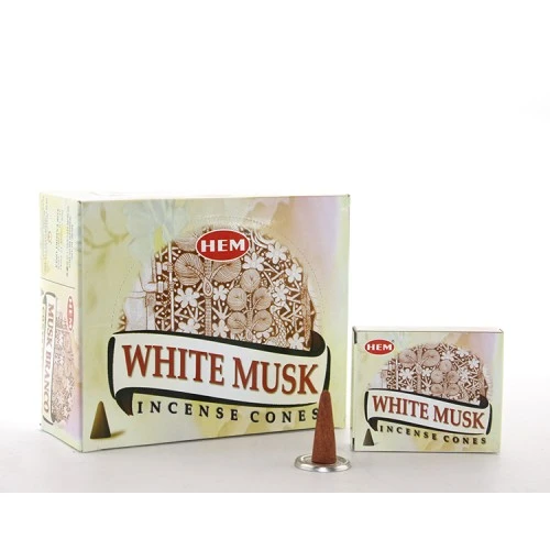 Periboia White Musk Aromalı Konik Tütsü ürün görseli 1