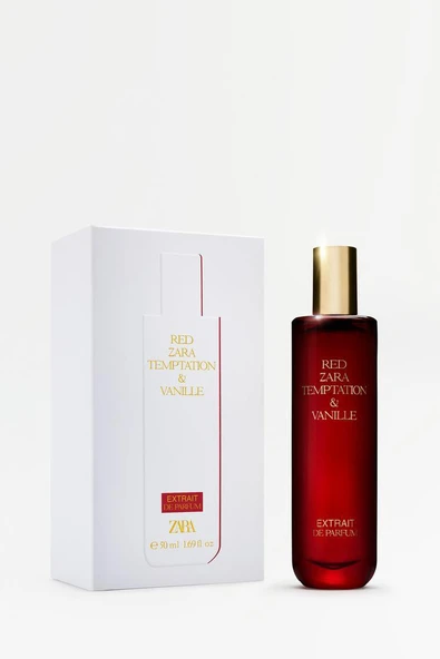 ZARA RED ZARA TEMPTATION VANILLE EXTRAIT DE PARFUM 50 ML ( - Resim 2