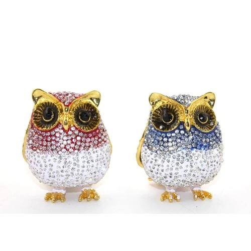 Periboia Swarovski Tekli Baykuş Model 1 ürün görseli 1