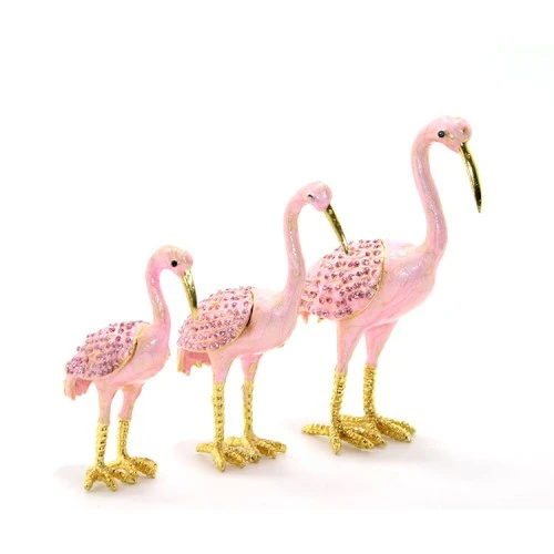 Periboia Swarovski 3'lü Flamingo ürün görseli 1