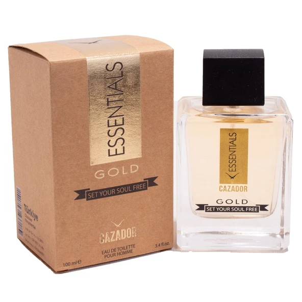 Cazador CAZ 9556 Esential Gold 100 Cl EDT Erkek Parfüm Gold ürün görseli 1