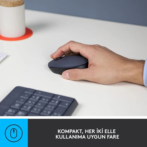 Logitech MK235 920-007925 Kablosuz Klavye Mouse Seti - Resim 4