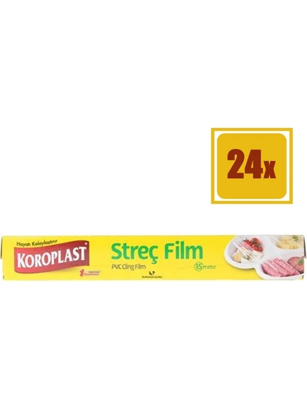Koroplast Streç Flim 15 Metre x 24 Adet ürün görseli 1