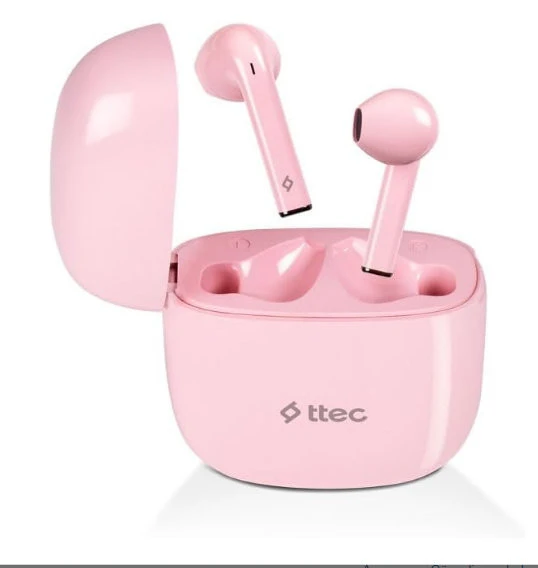 Ttec Airbeat Go Bluetooth 5.1 Kulakiçi Kulaklık Kablosuz Pembe ürün görseli 1