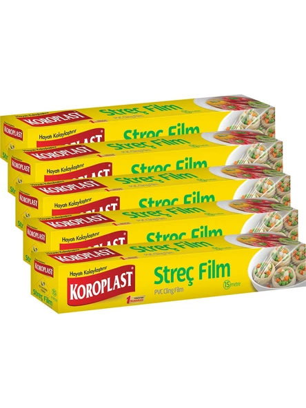 Koroplast Streç Flim 15 Metre x 5 Adet ürün görseli 1