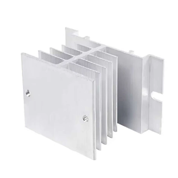Ssr Alüminyum Soğutucu Blok  Solid State Röleler İçin 10A / 40A Ray Montaj Edilebilir Isı Sıcaklık Düşürücü Radyatör - Resim 6