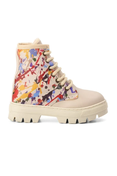 Ayakmod Bej Ortopedik Unisex Çocuk Bot 2301001 P ürün görseli 1