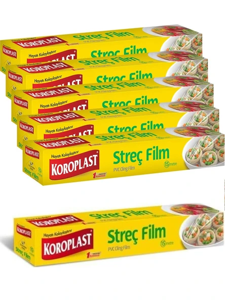 Koroplast Streç Flim 15 Metre x 6 Adet ürün görseli 1