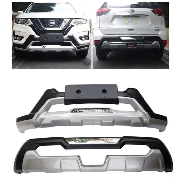 AUTOGP Nissan xtrail ön arka tampon koruma difüzör plastik 2017+ ürün görseli 1