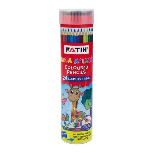 FATİH KURU BOYA TAM BOY TÜPLÜ 24 RENK ürün görseli 1