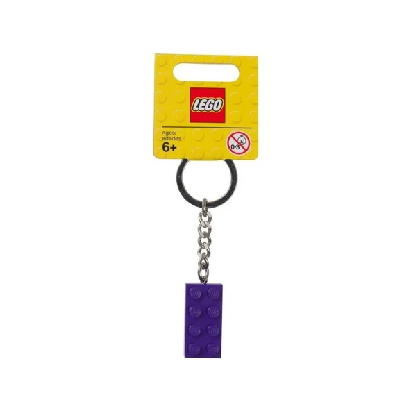 LEGO 853379 Classic 2x4 Stud Purple Anahtarlık ürün görseli 1