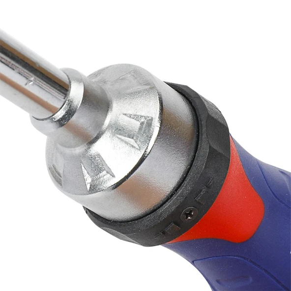 WORKPRO WP200524 14 Parça Profesyonel CR-V Cırcırlı Bits Tornavida Seti - Resim 3