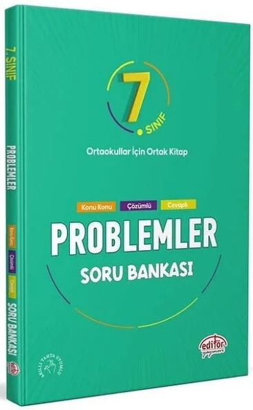 7. Sınıf Problemler Soru Bankası Editör Yayınları ürün görseli 1